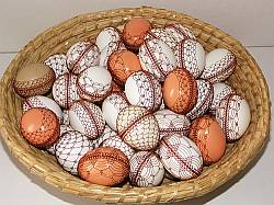 Drátovaná velikonoční vajíčka