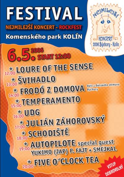 Festival Nejmilejší koncert - program