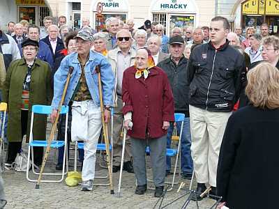 Loňské oslavy 1. máje. Repro - www.ovkscmkolin.estranky.cz